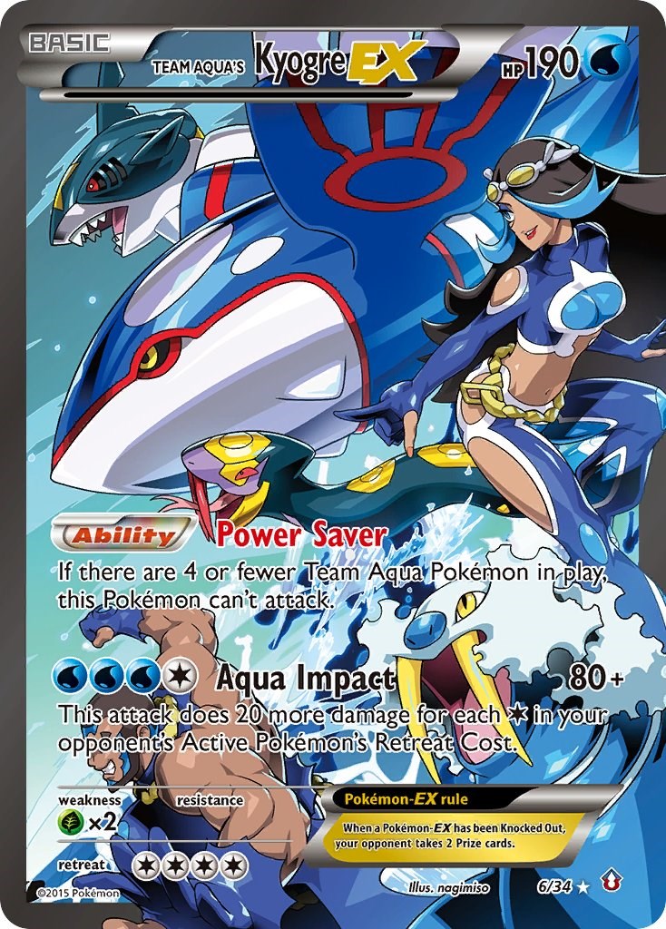 Team Aquas Kyogre EX