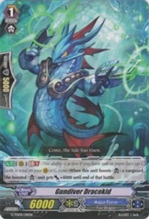 Gundiver Dracokid (G-TD04/011EN) - G-TD04: Blue Cavalry of the Divine Marine Spirits