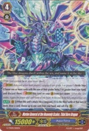 Marine General of the Heavenly Scales, Tidal Bore Dragon (G-TD04/001EN) - G-TD04: Blue Cavalry of the Divine Marine Spirits