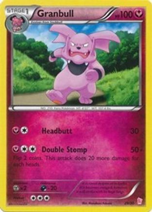 Granbull (#29) 029 XY Trainer Kit Sylveon & Noivern - Common