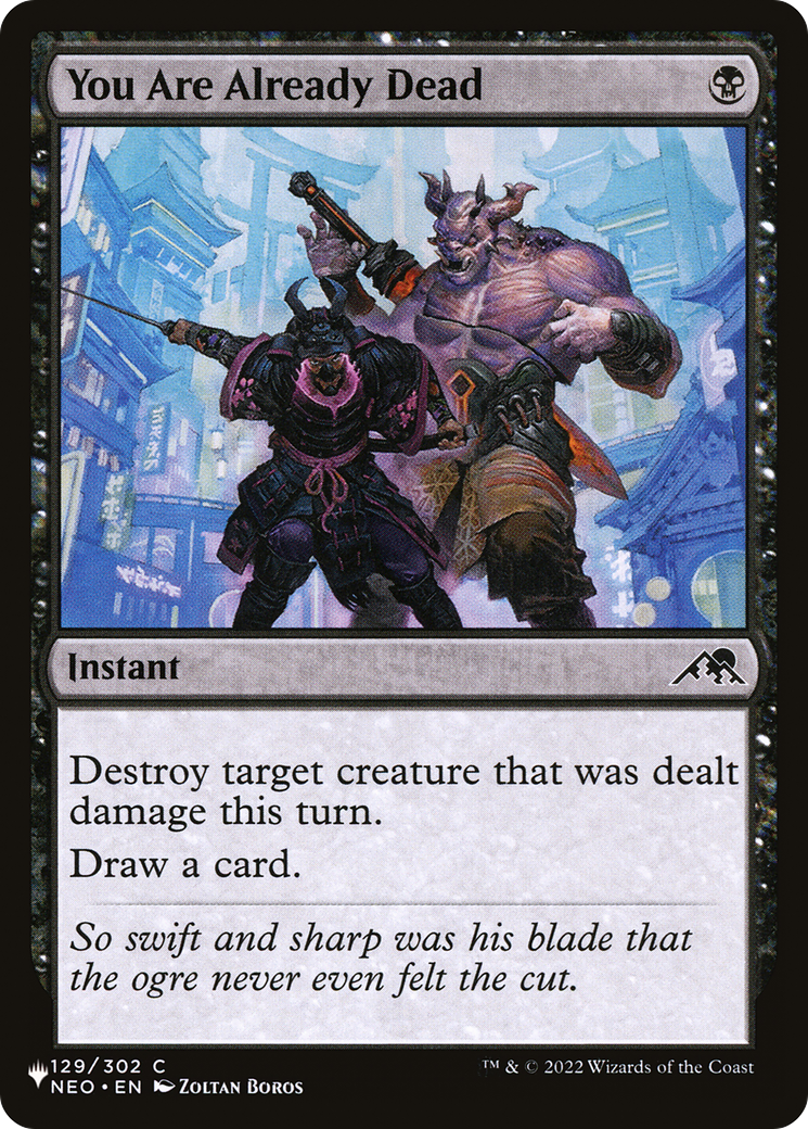 You Are Already Dead (LIST-NEO-129) - The List