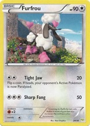 Furfrou (#20 020 XY Trainer Kit Sylveon & Noivern - Common