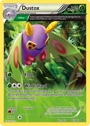 Dustox (8 Delta) 008/108 XY Roaring Skies - Rare