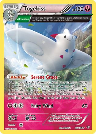 Togekiss (46 Delta) 046 - Reverse Holofoil XY Roaring Skies - Holo Rare