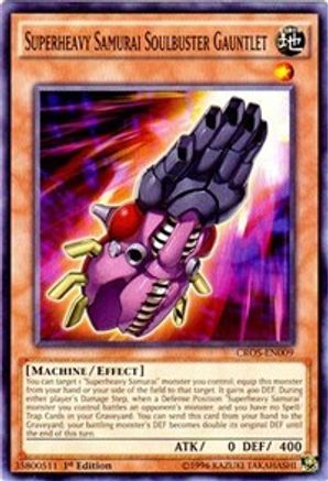 Superheavy Samurai Soulbuster Gauntlet (CROS-EN009) - Crossed Souls Unlimited