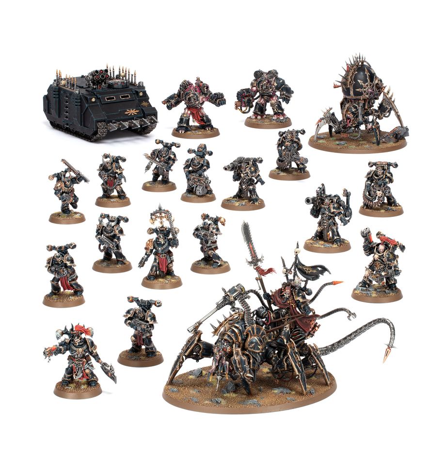 Warhammer: 40k - Chaos Space Marines Battleforce: Hellforged Warband