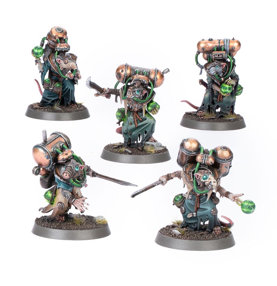 Warhammer - Age of Sigmar - Skaven Acolyte Globadiers