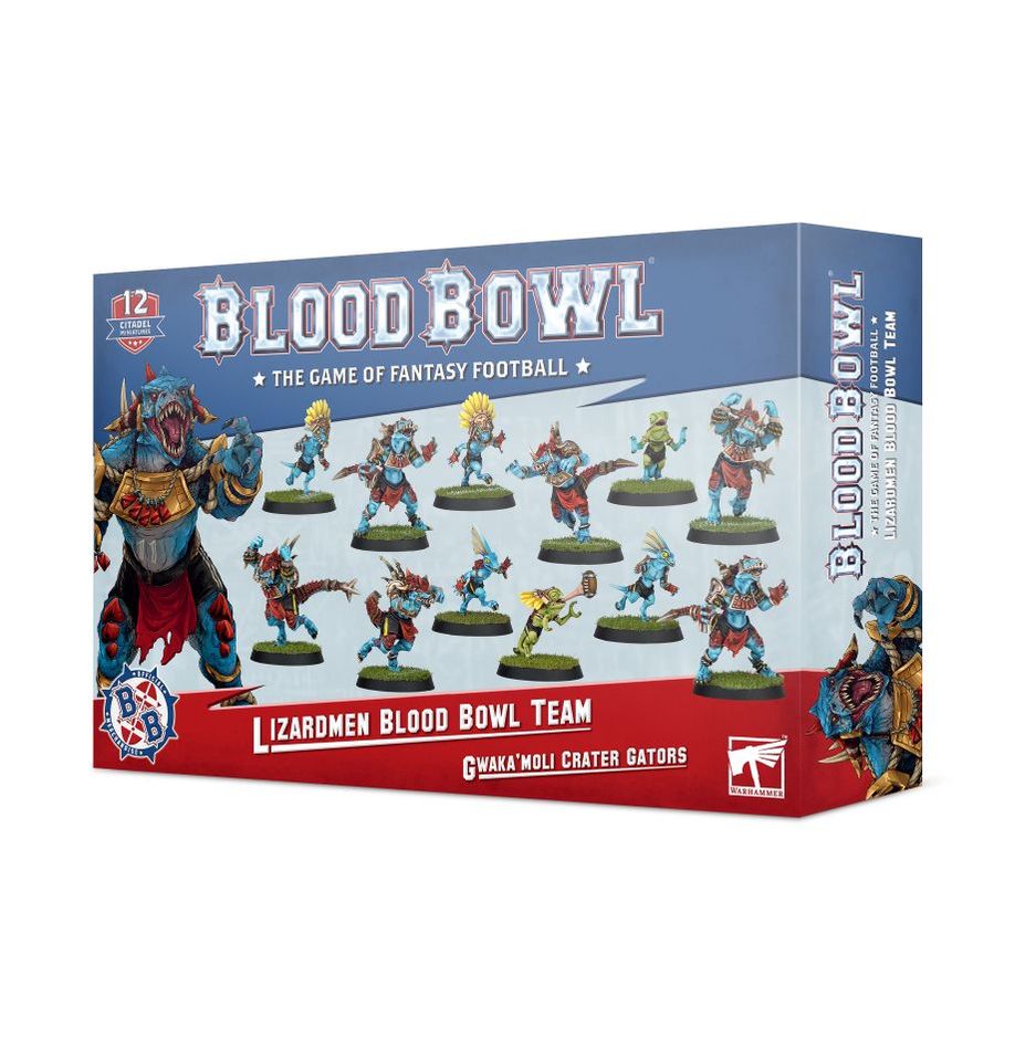 Blood Bowl: Lizardman Team- Gwaka'moli Crater Gators