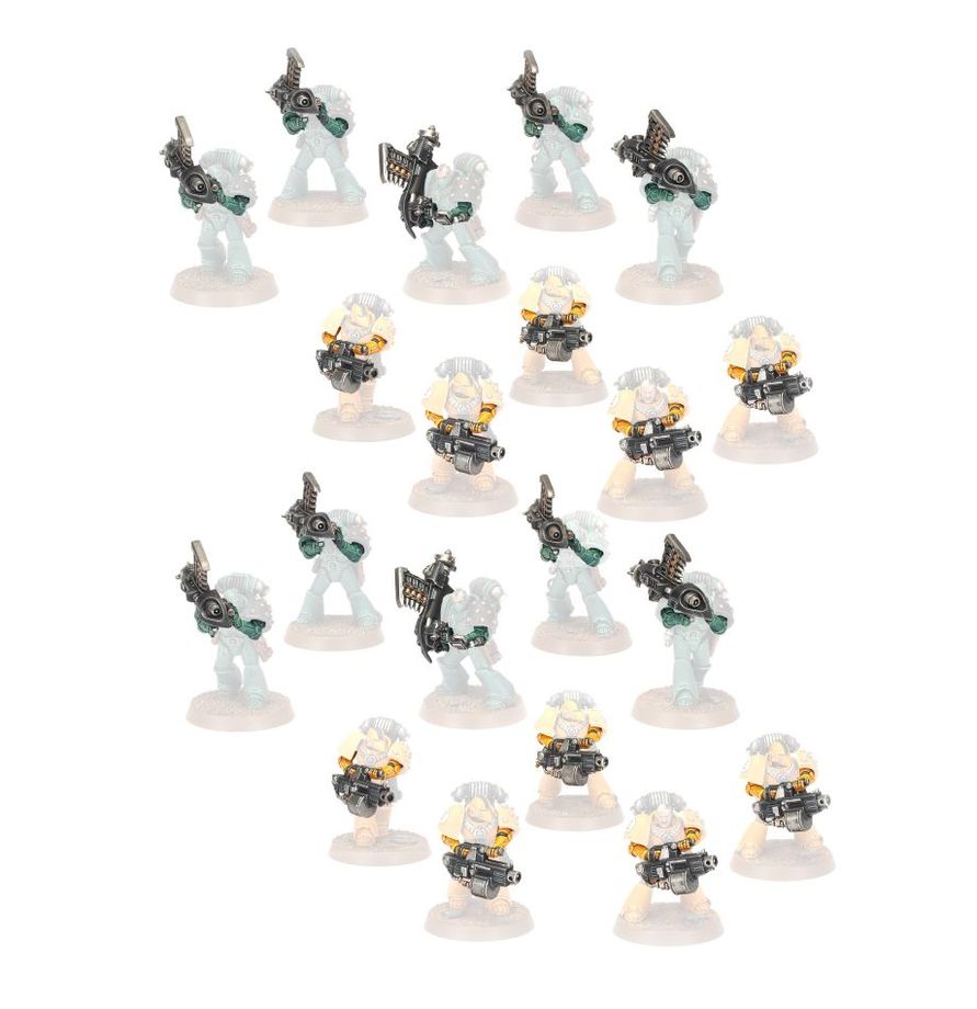 Warhammer - The Horus Heresy - Heavy Weapons Upgrade Set - Missile Launchers and Heavy Bolters