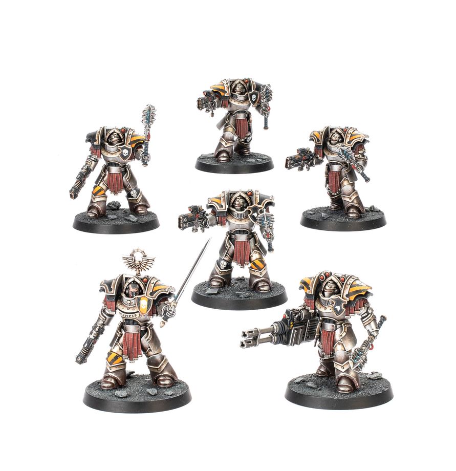 Warhammer - The Horus Heresy - Cataphractii Terminators with Volkite Chargers and Power Mauls