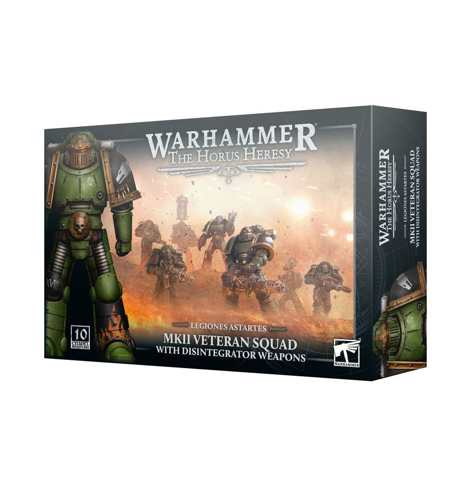 Warhammer - The Horus Heresy - MKII Veteran Squad With Disintegrator Weapons