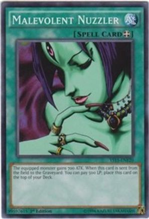 Malevolent Nuzzler (YS15-ENF20) - Starter Deck: Saber Force 1st Edition
