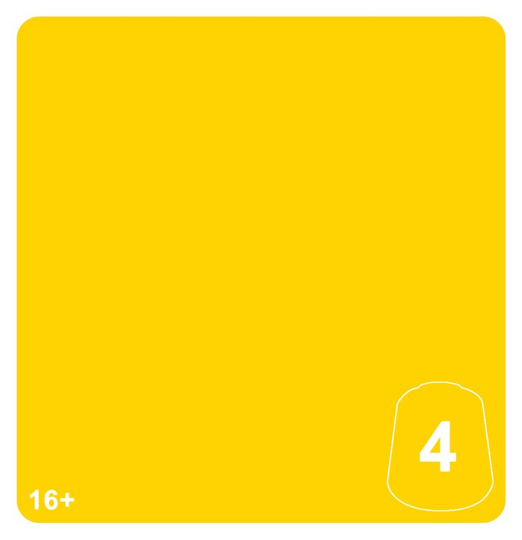 Warhammer Tone - HAWKSHROUD YELLOW 4 12ML JUC