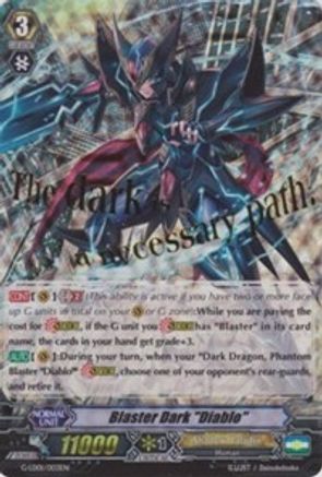 Blaster Dark "Diablo" (Hot Stamped) (G-LD01/003EN) - G-Legend Deck Vol.1: The Dark