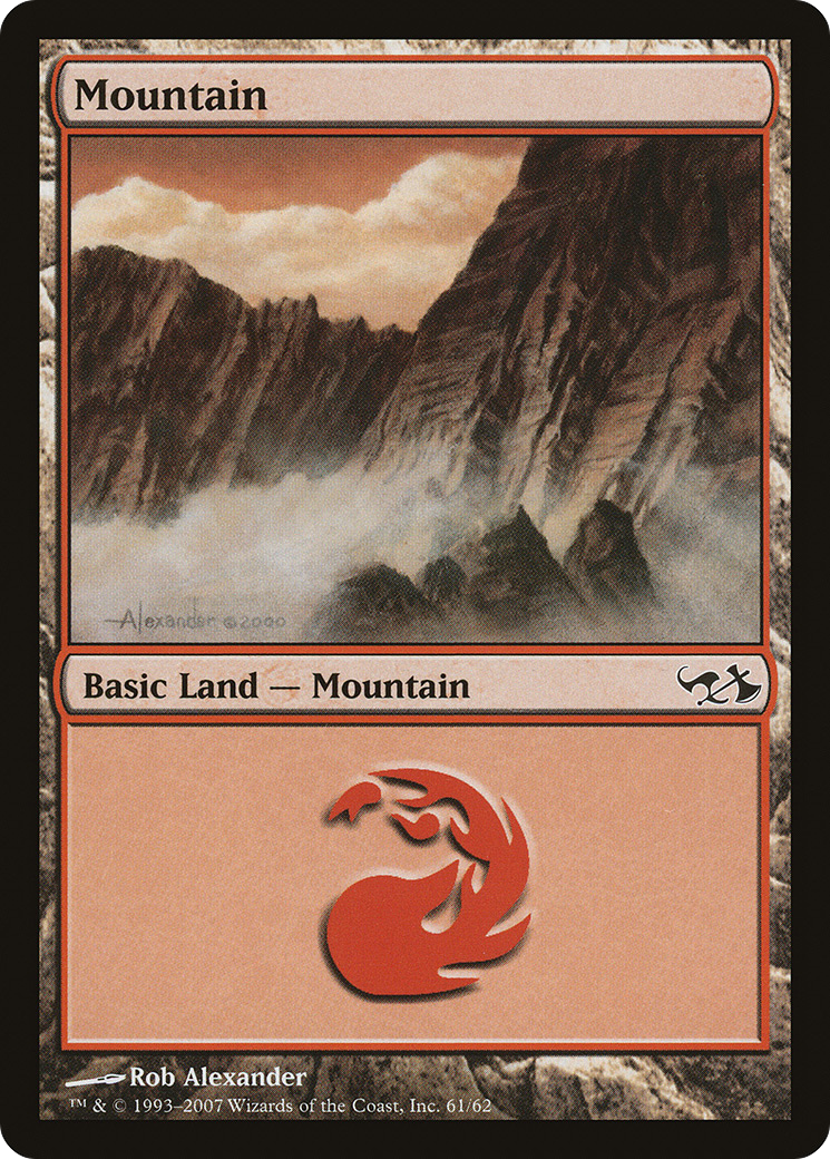 Mountain (61) (EVG-061) - Duel Decks: Elves vs. Goblins