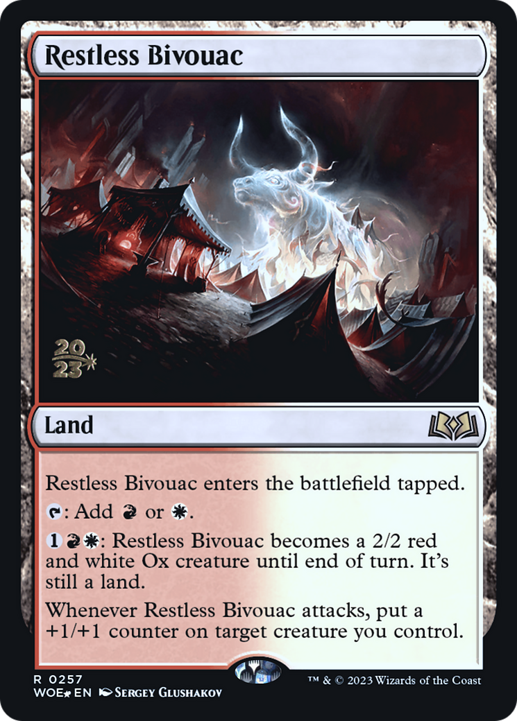 Restless Bivouac (PRE-257) - Wilds of Eldraine Promos Foil