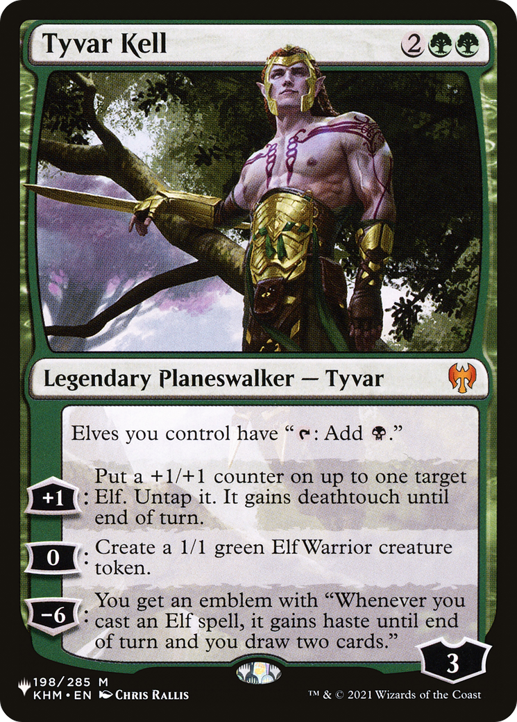 Tyvar Kell (LIST-198/285) - The List