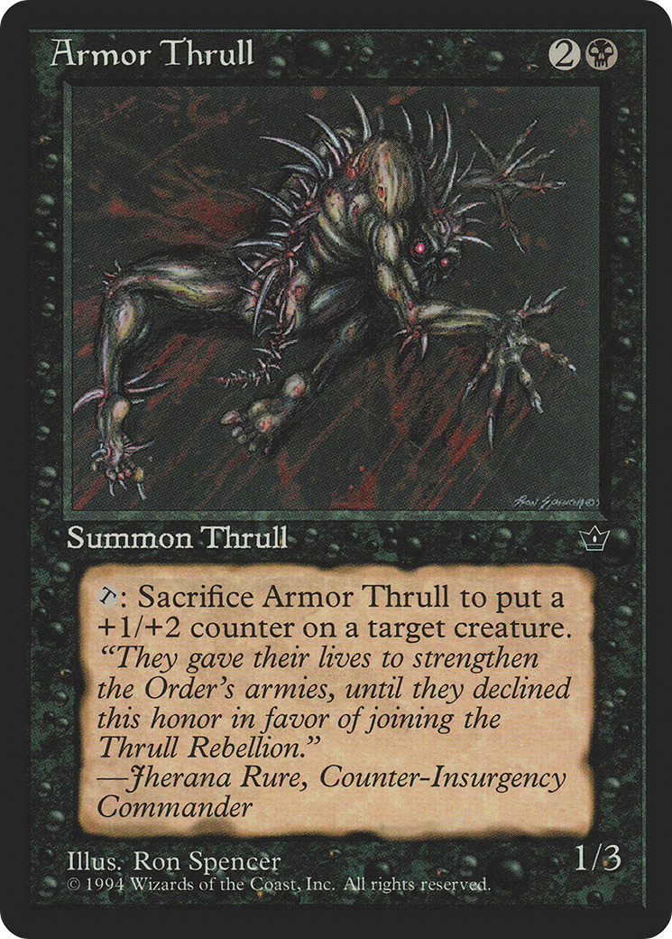 Armor Thrull (Spencer) (FEM-33B) - Fallen Empires