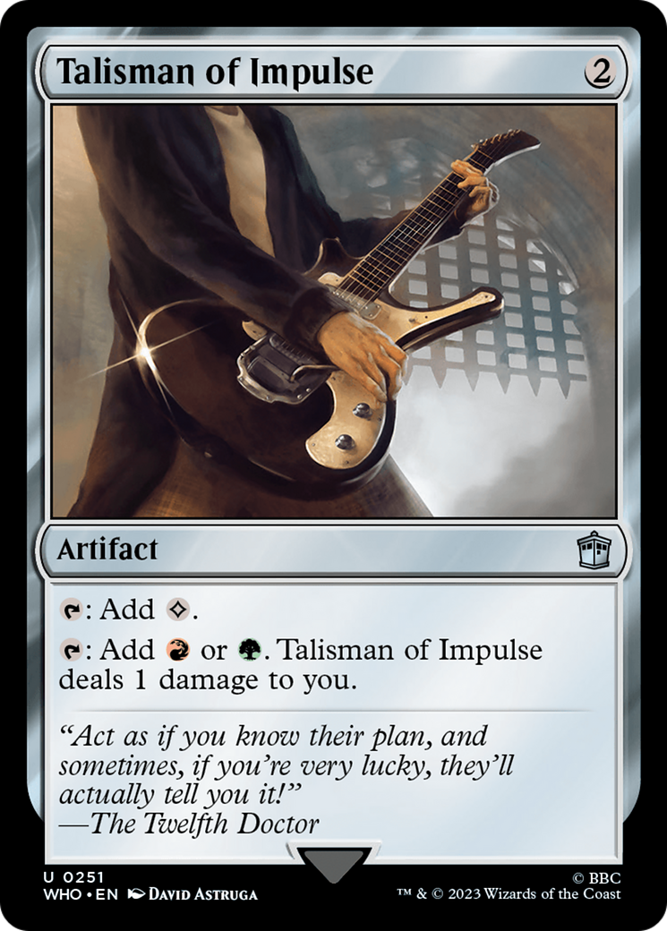 Talisman of Impulse (WHO-251) - Doctor Who Foil
