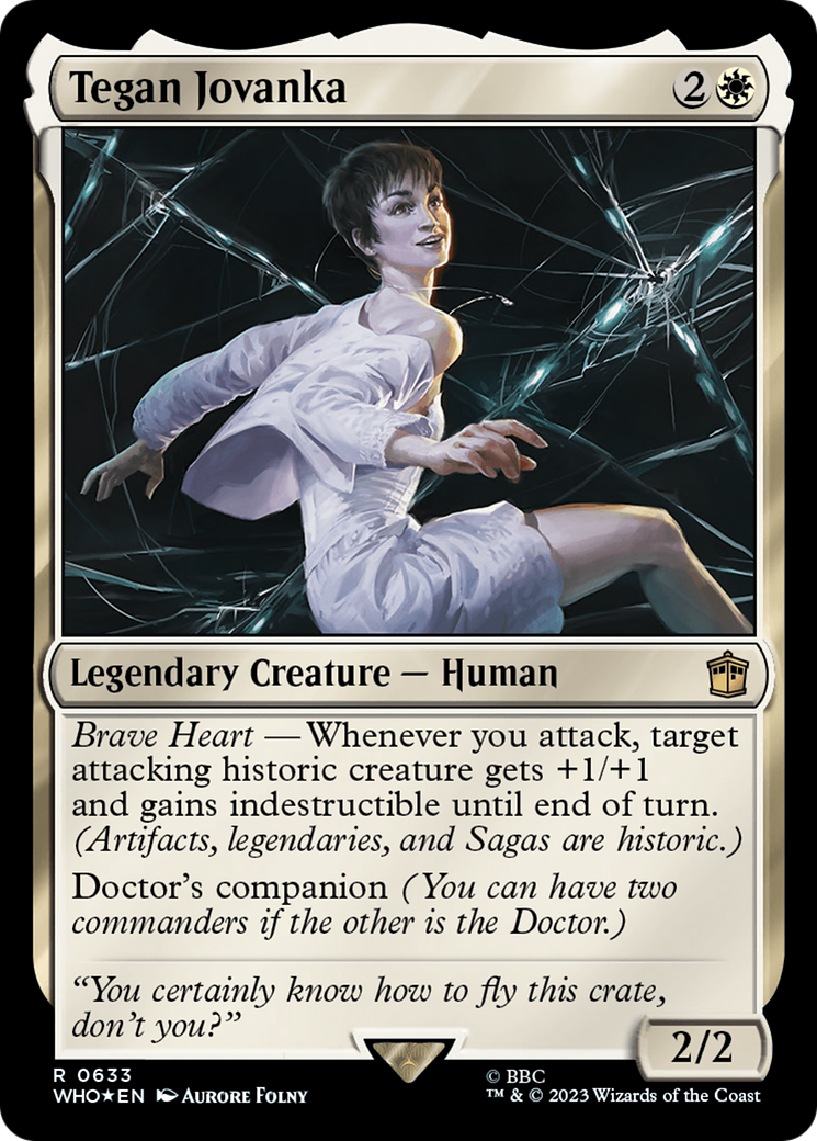 Tegan Jovanka (Surge Foil) (WHO-633) - Doctor Who Foil