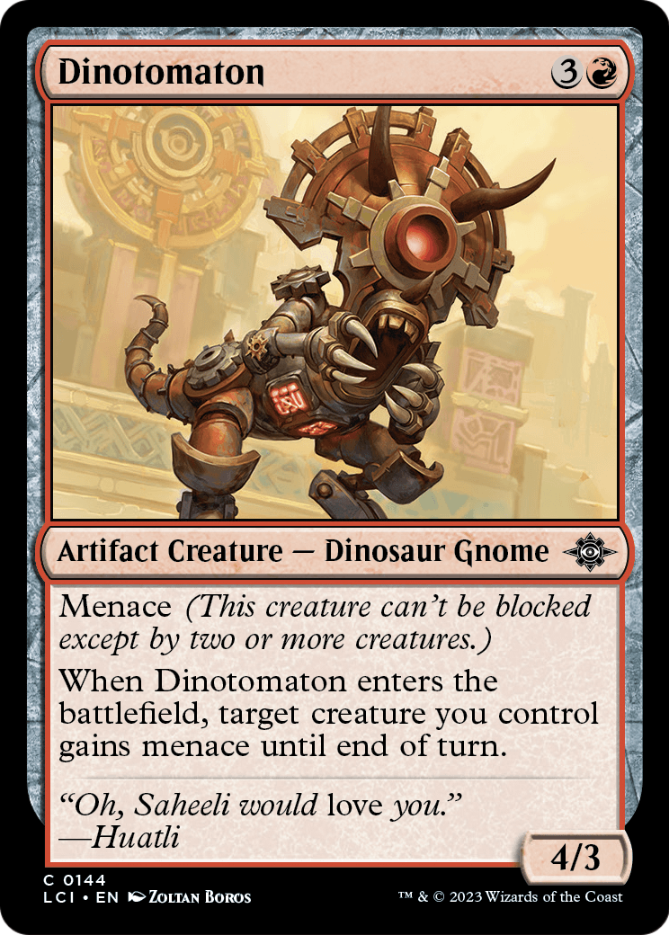 Dinotomaton (LCI-144) - The Lost Caverns of Ixalan