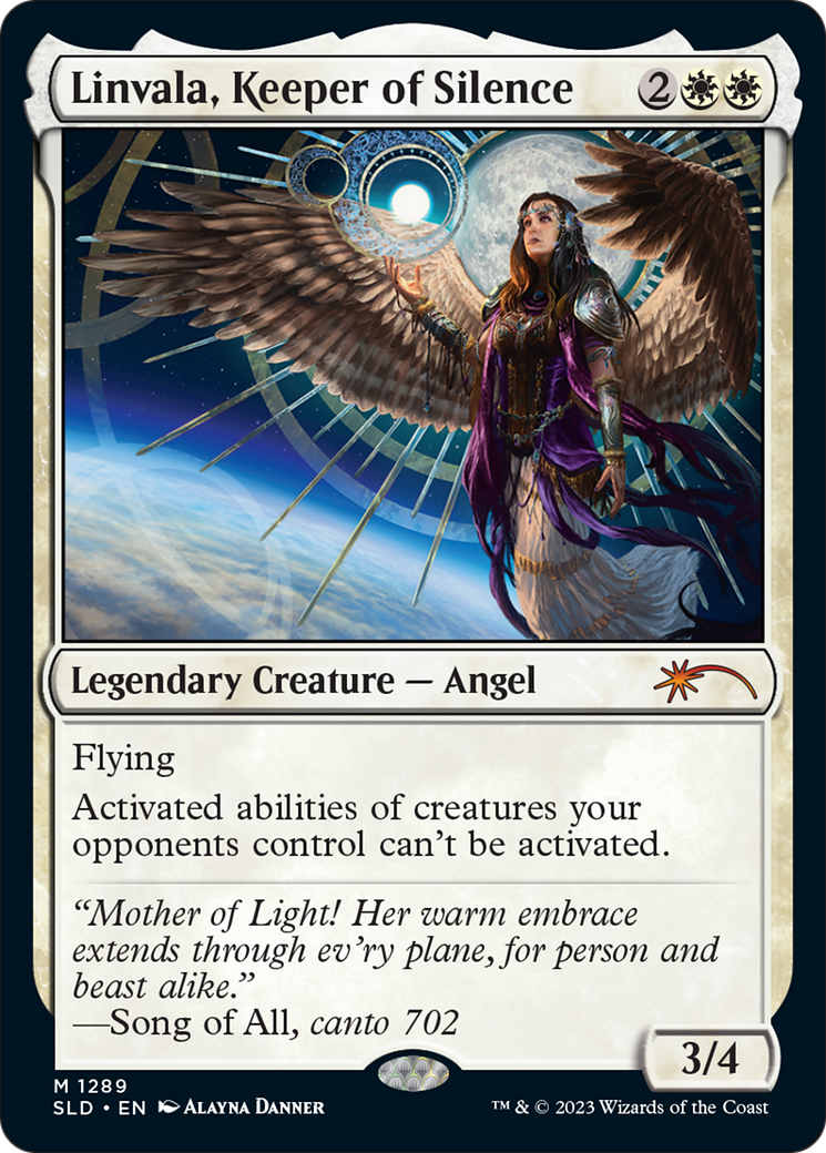 Linvala, Keeper of Silence (SLD-1289) - Secret Lair Drop Foil