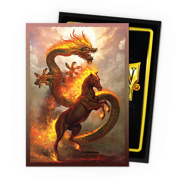 Dragon Shield Sleeves: Standard Matte Dual Art - Fire Horse 2026