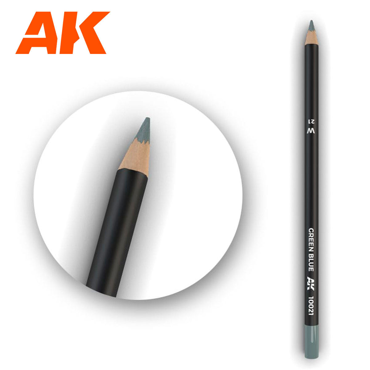 AK Interactive Weathering Pencil - Green Blue (Box - 5 Units)