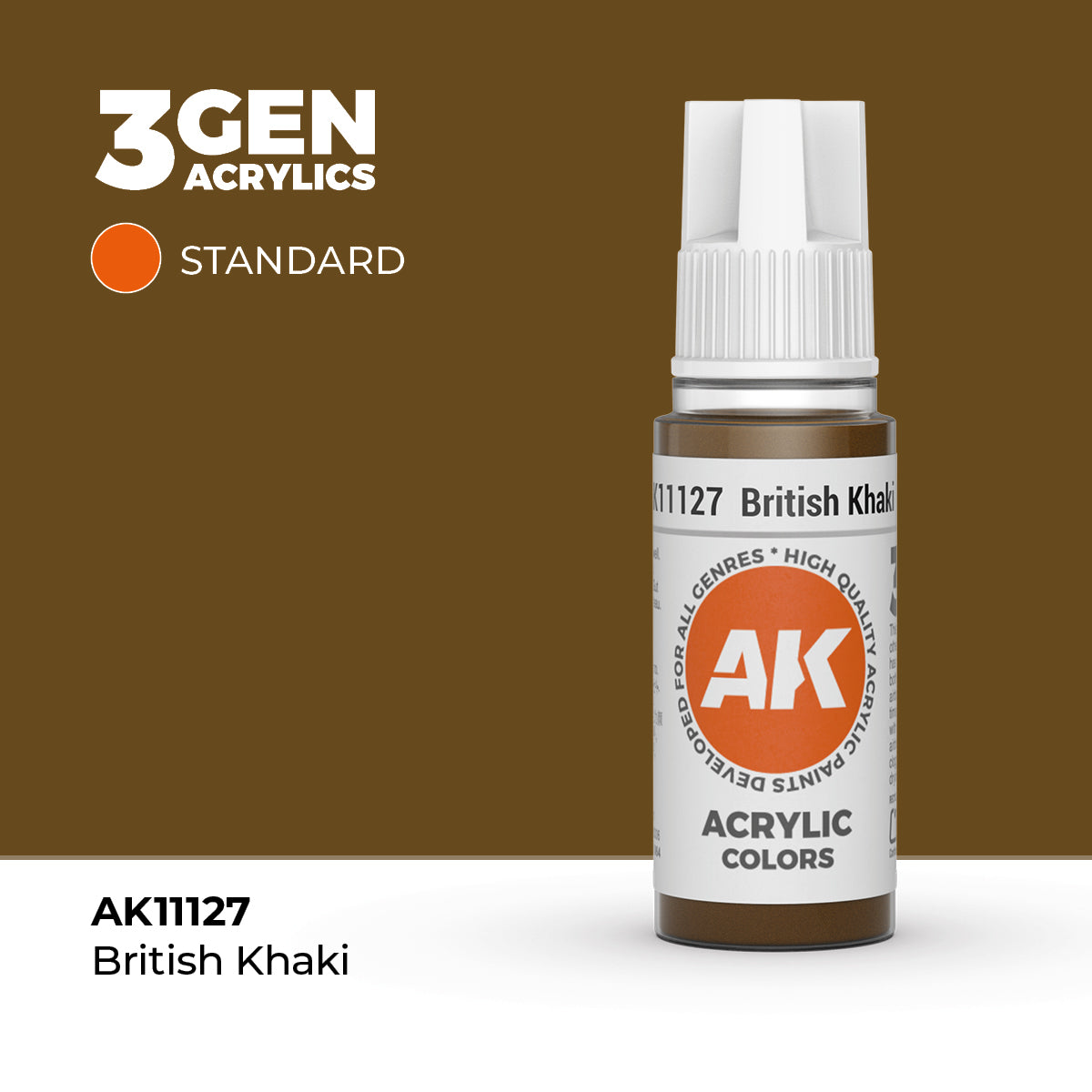 AK Interactive 3G Acrylic British Khaki 17ml