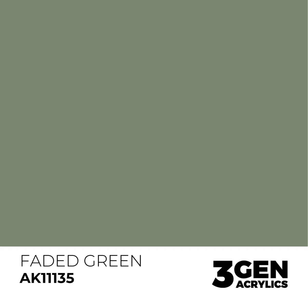 AK Interactive 3G Acrylic Faded Green 17ml