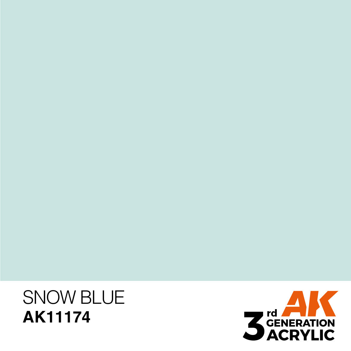 AK Interactive 3G Acrylic Snow Blue 17ml