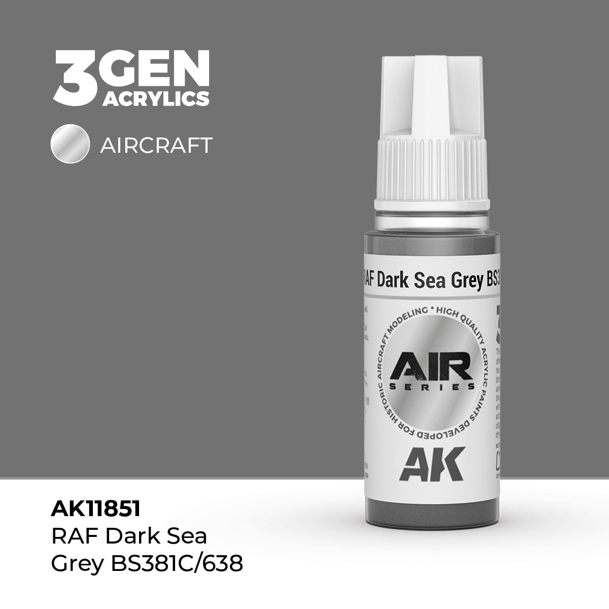 AK Interactive 3G Air - RAF Dark Sea Grey BS381C/638