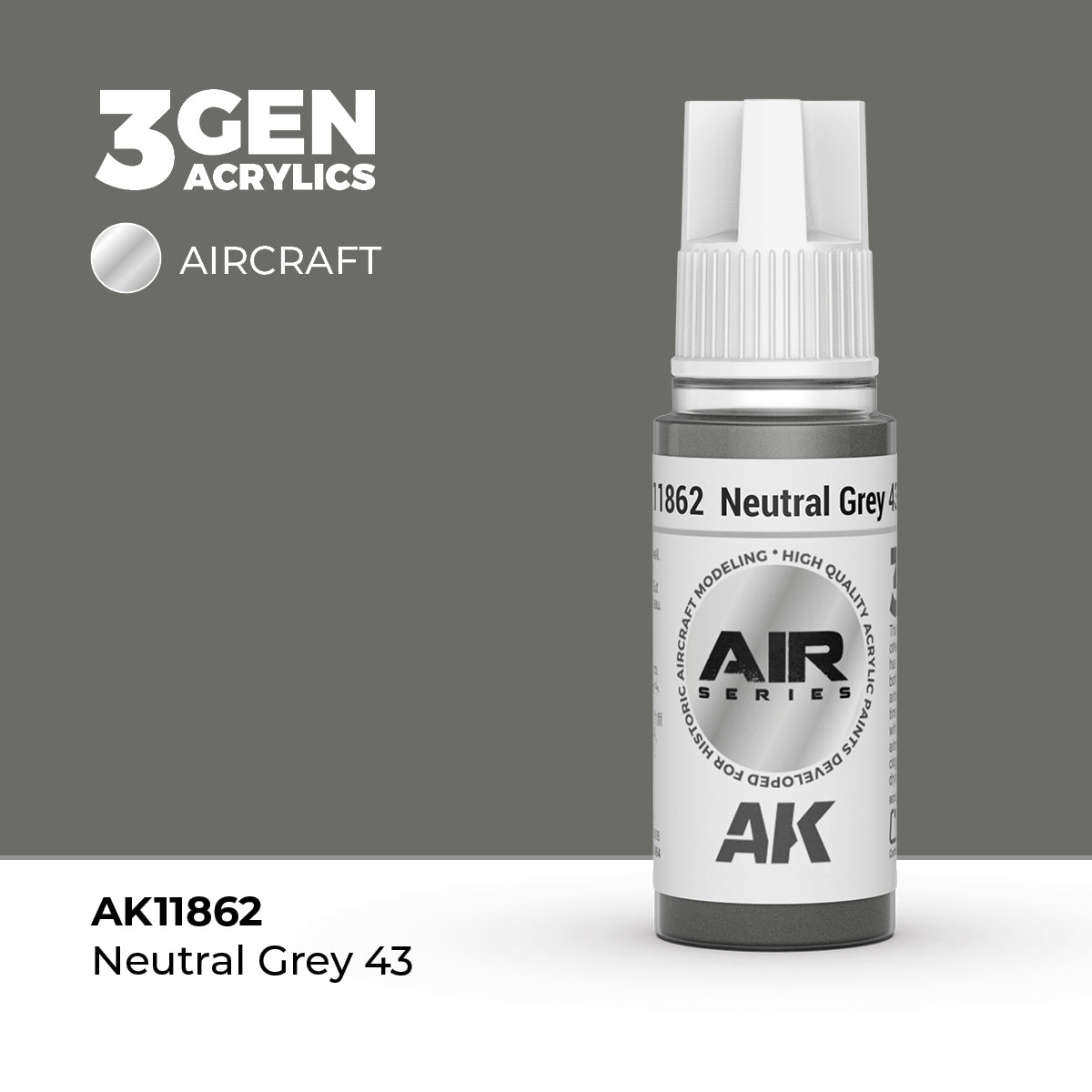 AK Interactive 3G Air - Neutral Grey 43
