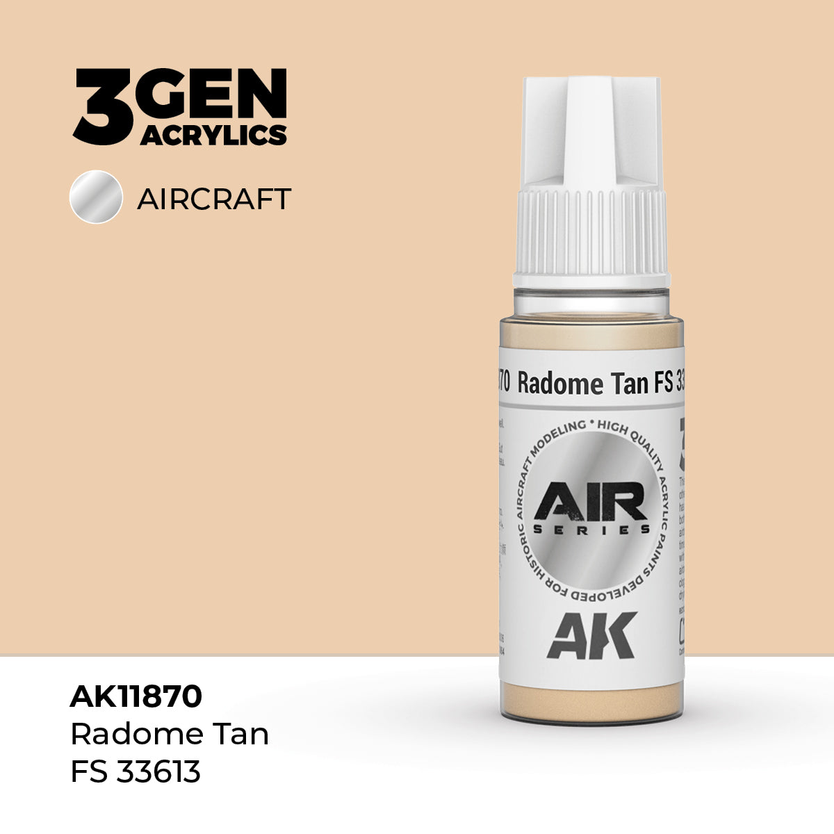 AK Interactive 3G Air - Radome Tan FS 33613