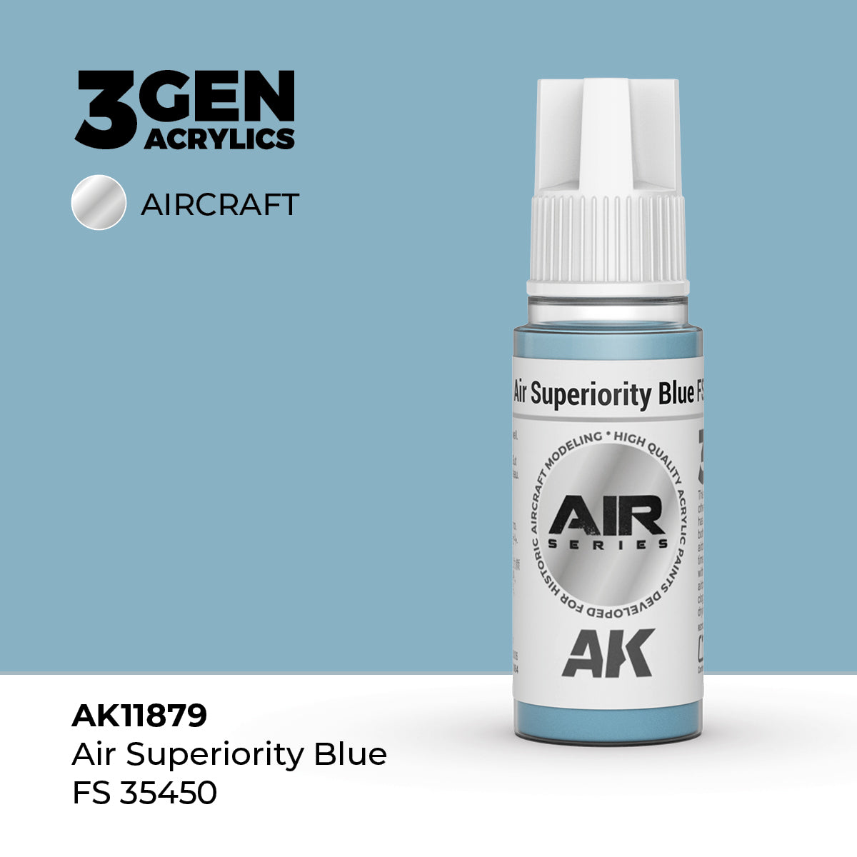 AK Interactive 3G Air - Air Superiority Blue FS 35450