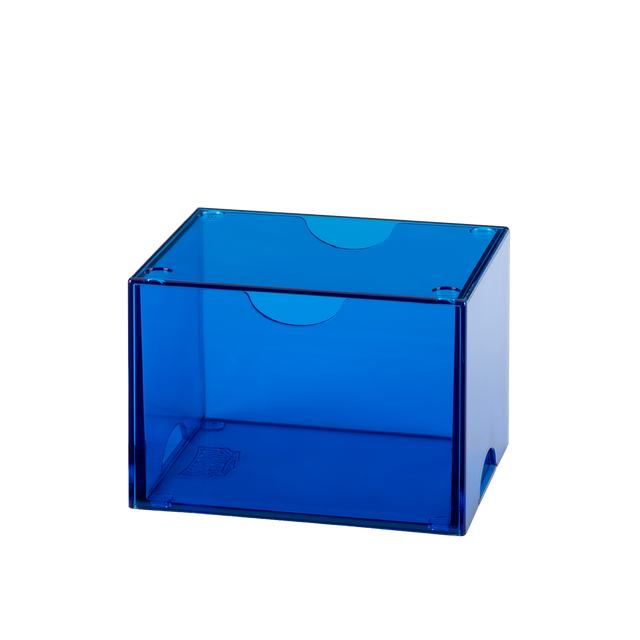 Dragon Shield: Strong Box - 100+ Card Deck Box - Clear Blue