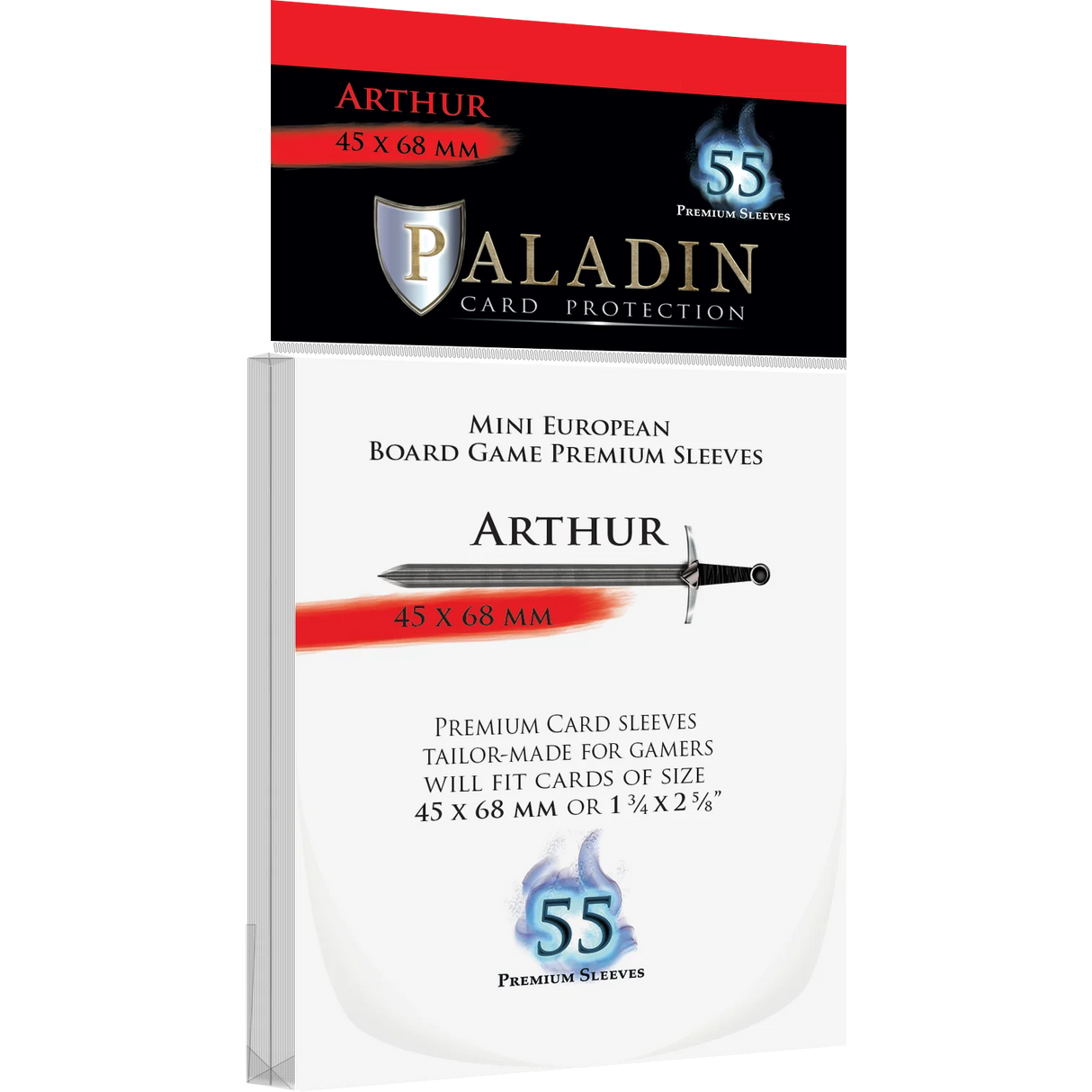 Board Game Sleeves - Arthur (45 × 68 mm, Mini European)