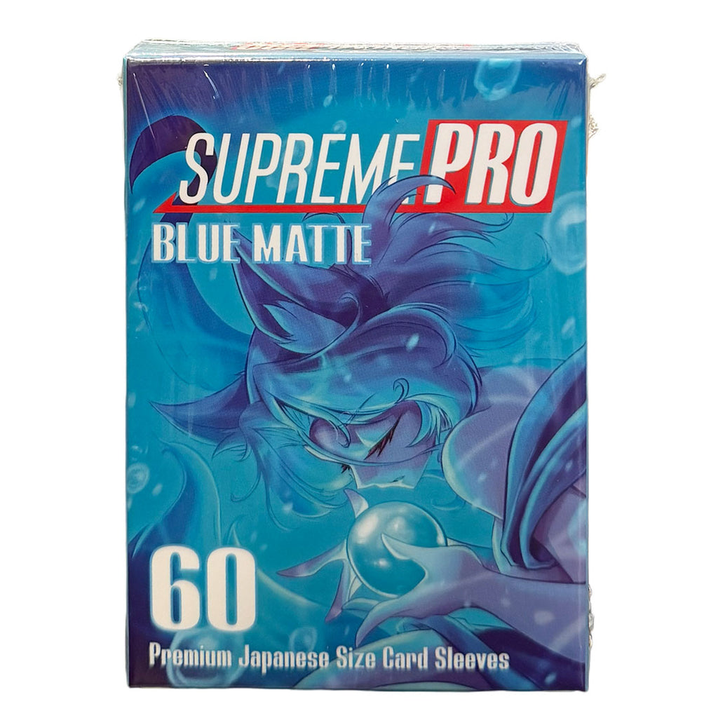 SupremePro Japanese Size Card Sleeves - Blue Matte