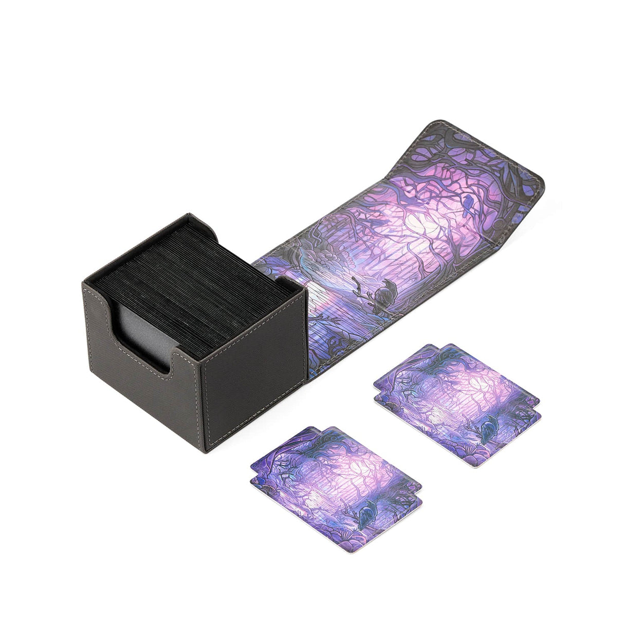 Standard Stained Glass Deck Box - Decaying Swamp