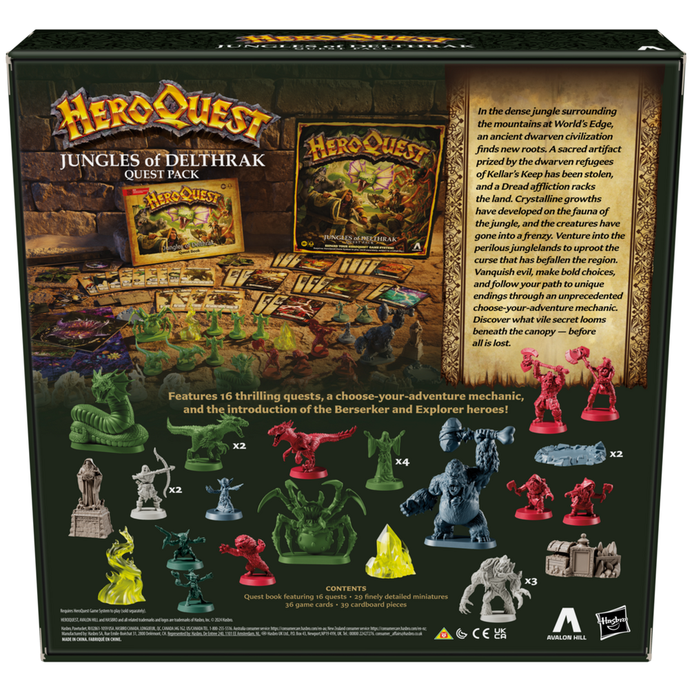 HeroQuest - Quest Pack - Jungles of Delthrak