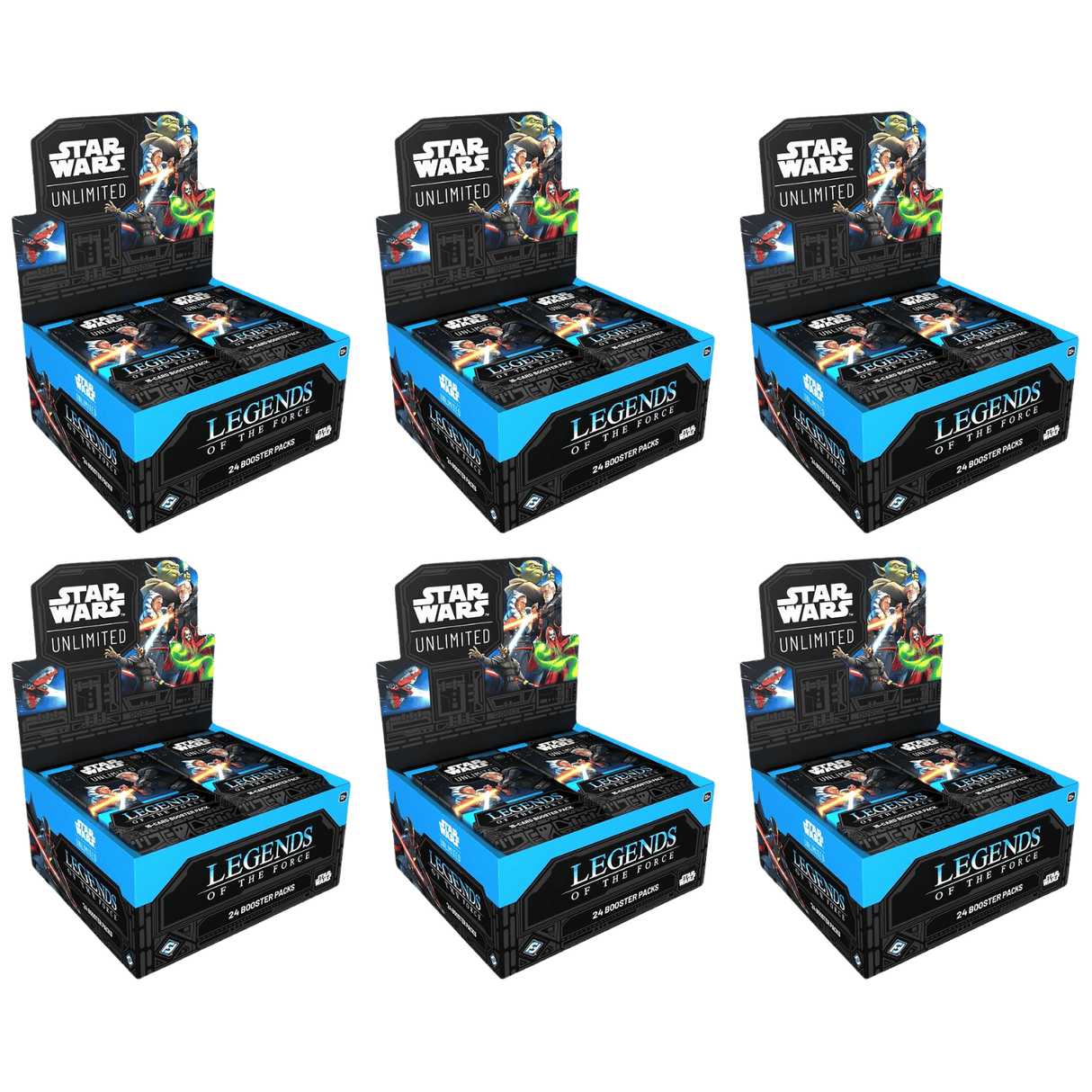 Star Wars Unlimited - Legends of the Force Booster Box CASE