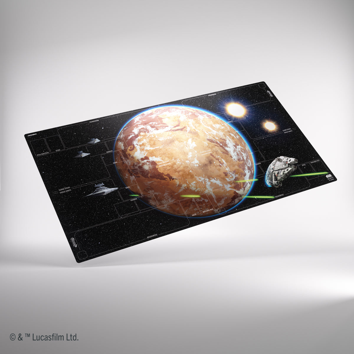 Star Wars: Unlimited - Battle Zone Game Mat (Twin Suns)