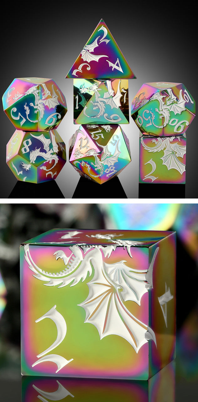 Metal and Metallic - Dragon - Iridescence Metal & Enamel