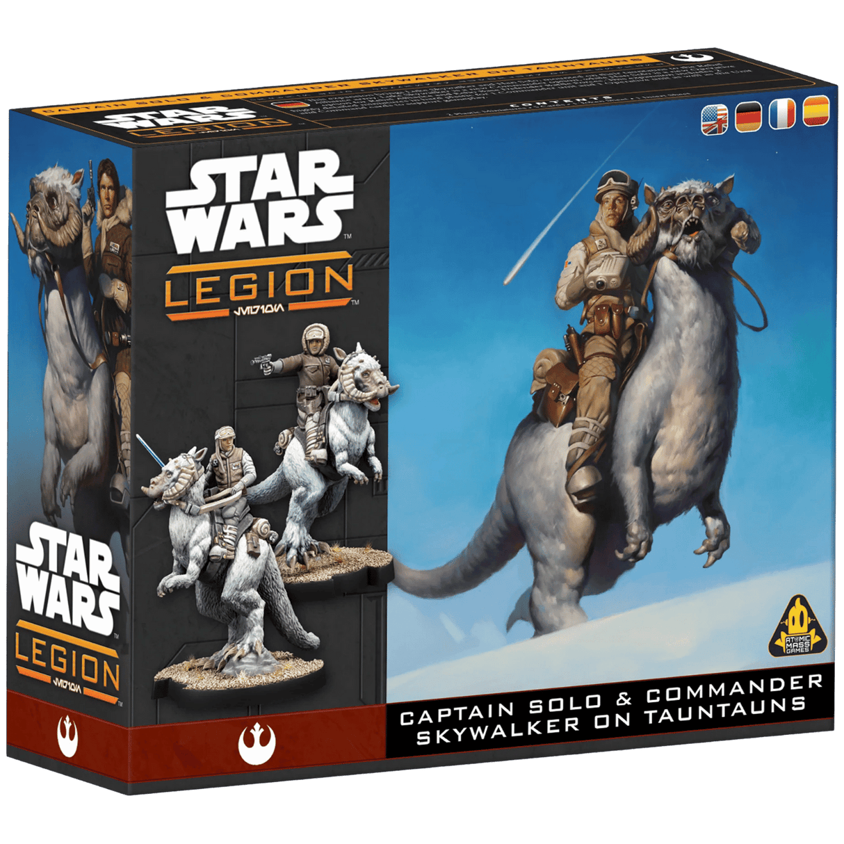 Star Wars: Legion - Captain Solo & Commander Skywalker on Tauntauns