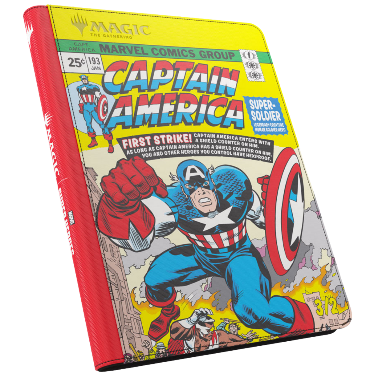 Magic: The Gathering | Marvel: Super Heroes Zip-Up Album 18-Pocket - Captain America