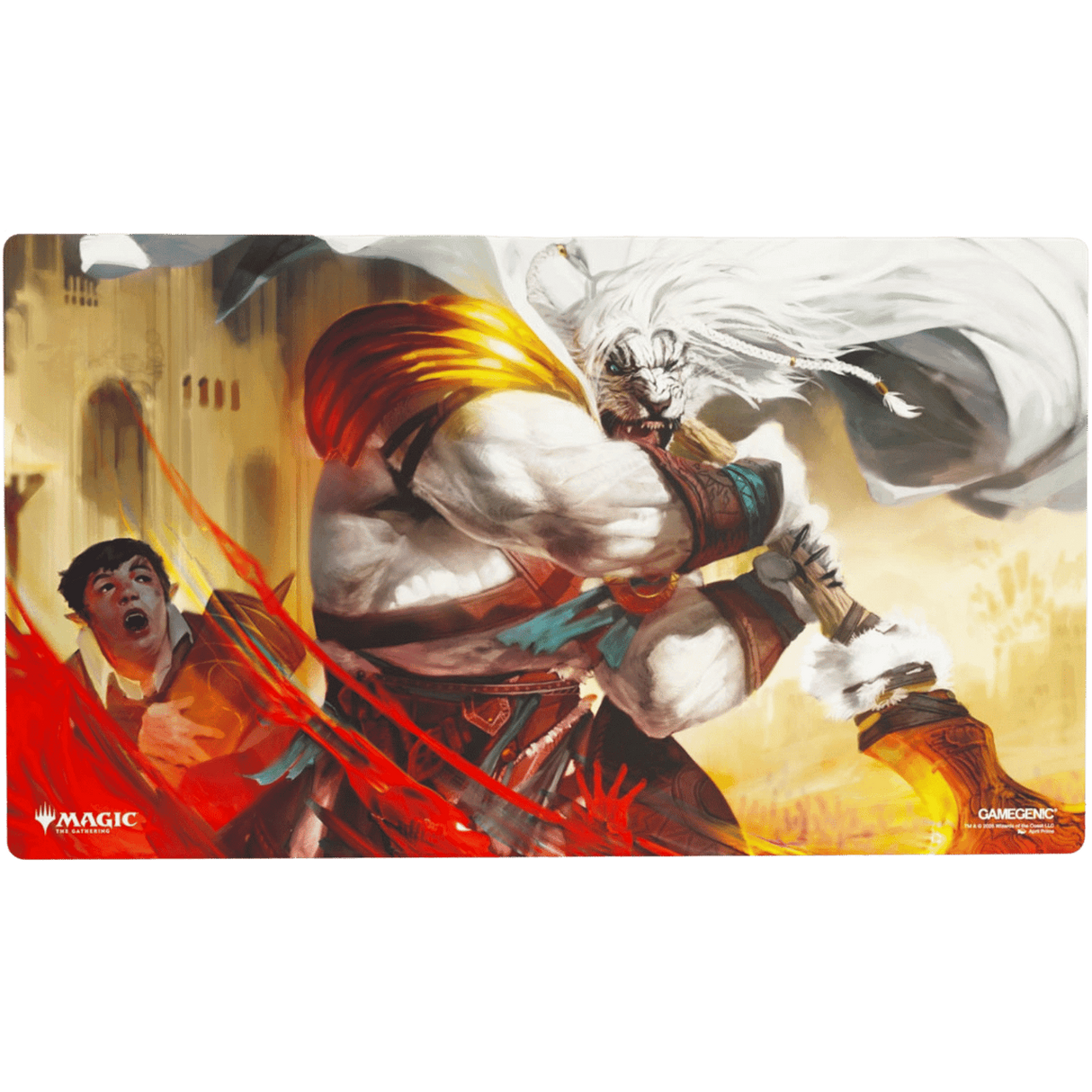 Gamegenic Magic: The Gathering Secrets of Strixhaven Prime Playmat - Ajani's Response