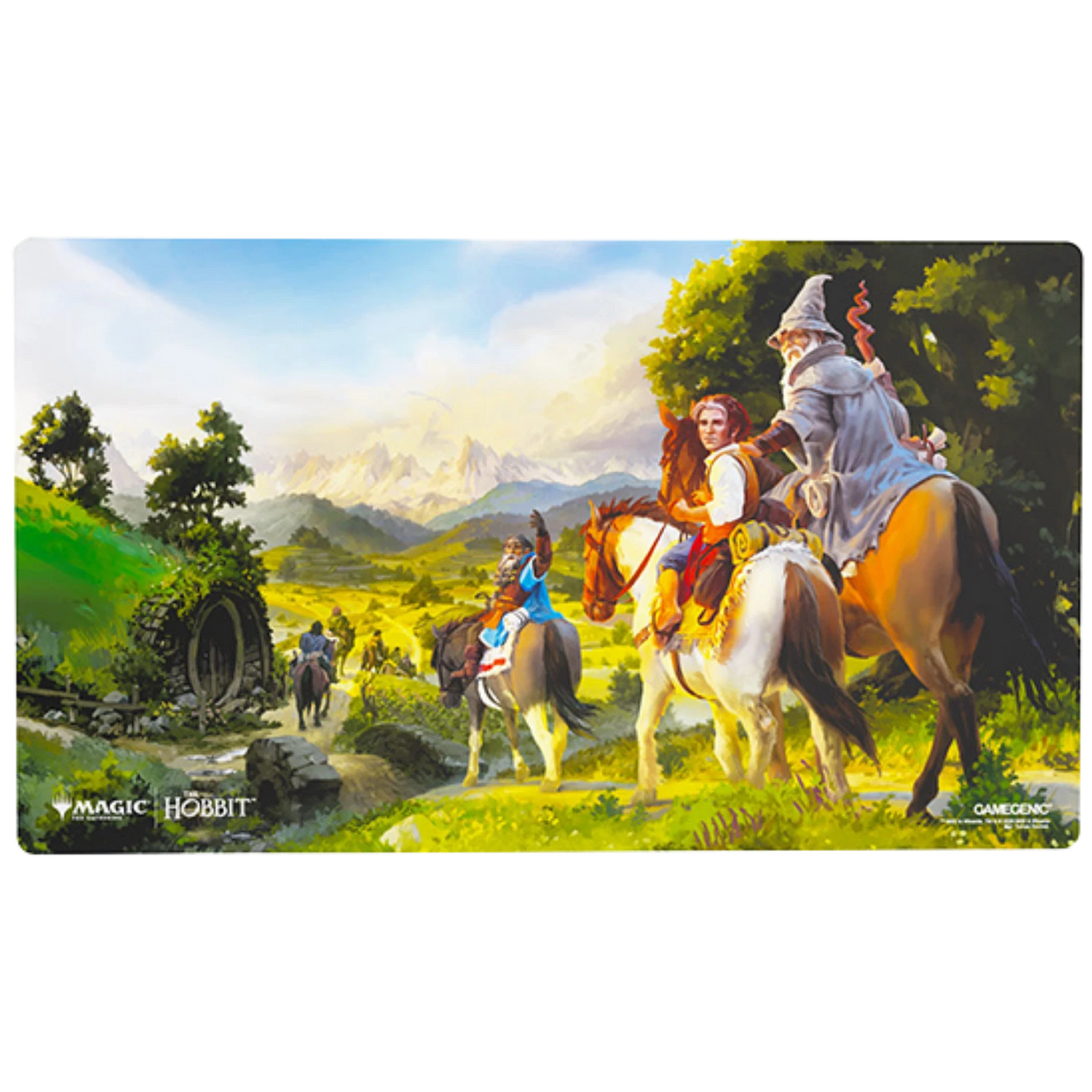 Gamegenic Shiny Playmat: MTG The Hobbit -Leaving Hobbiton