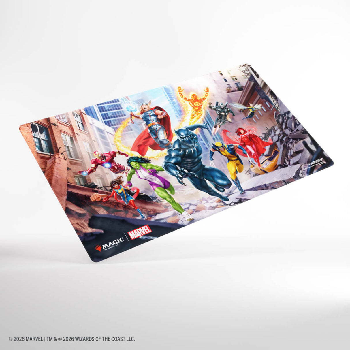 Magic: The Gathering | Marvel Super Heroes Shiny Playmat - Marvel Super Heroes