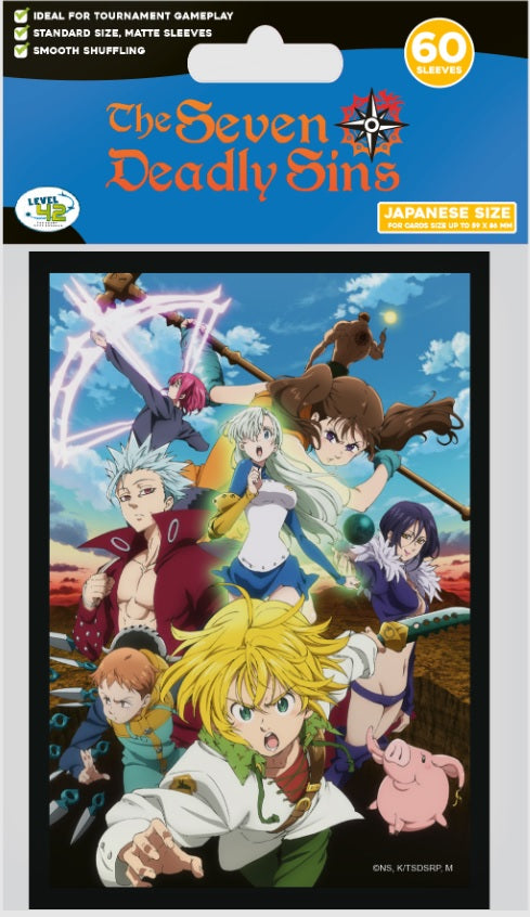 Card Sleeves (Japanese Size) - The Seven Deadly Sins - Battle -