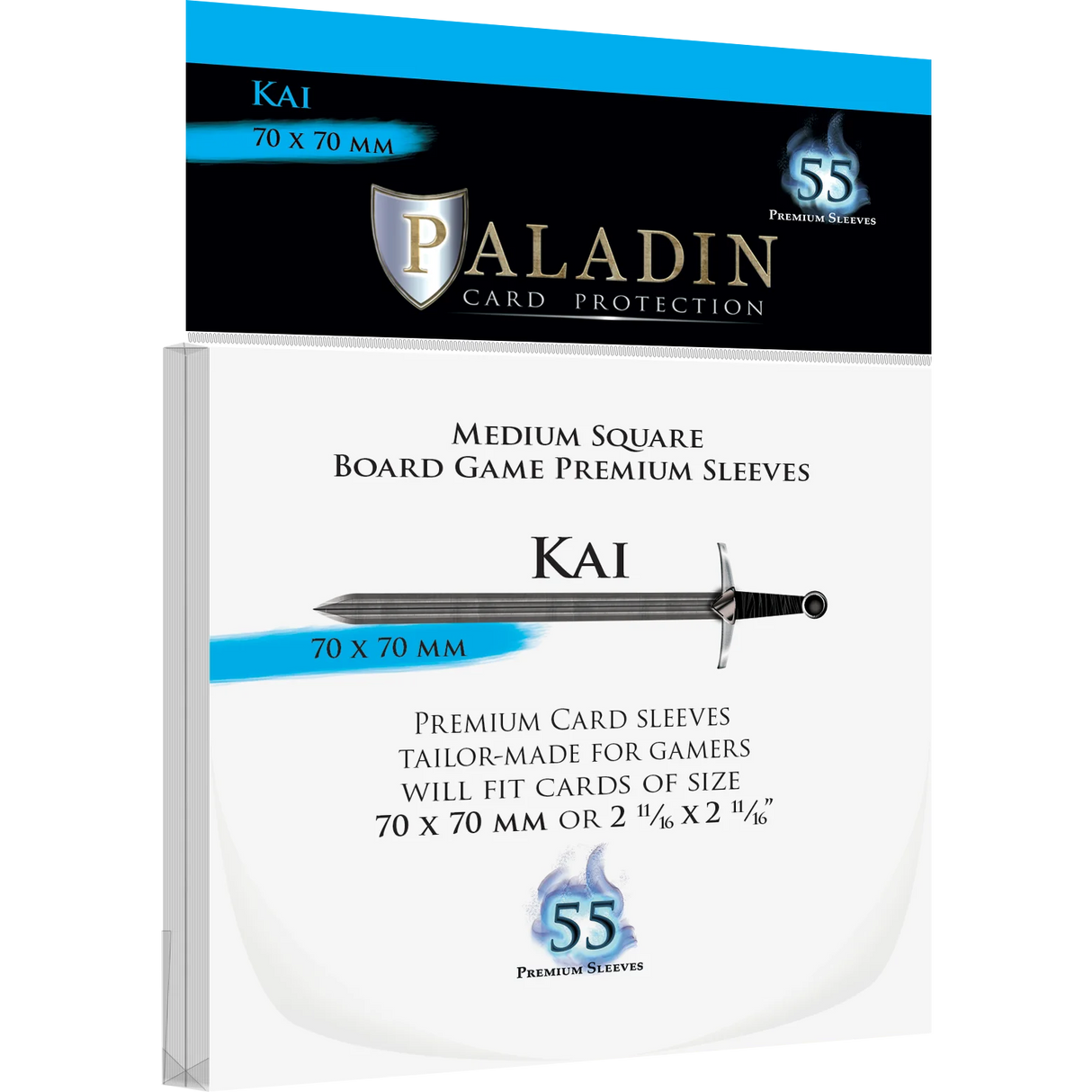 Board Game Sleeves - Kai (70 × 70 mm)